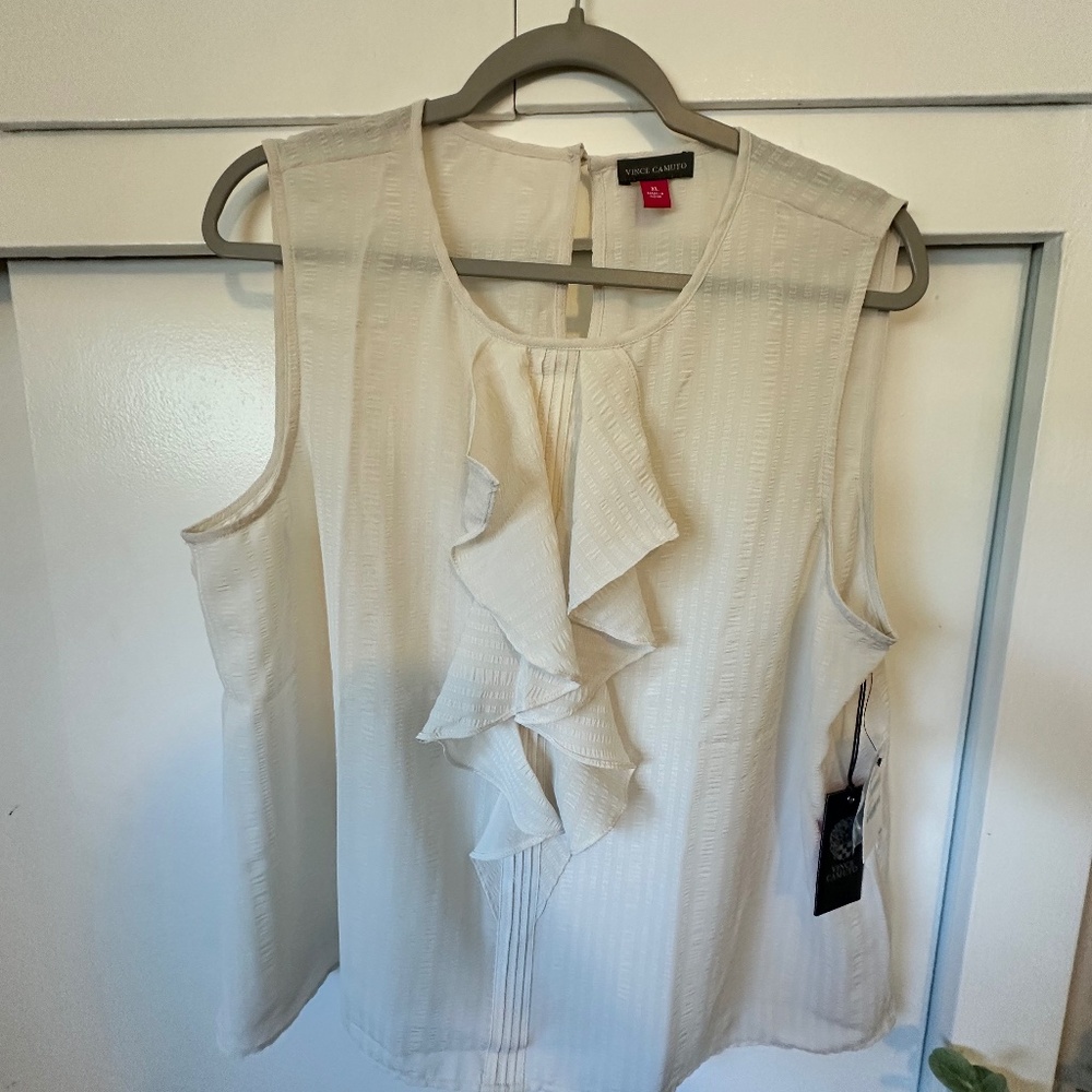 Vince Camuto ruffled blouse